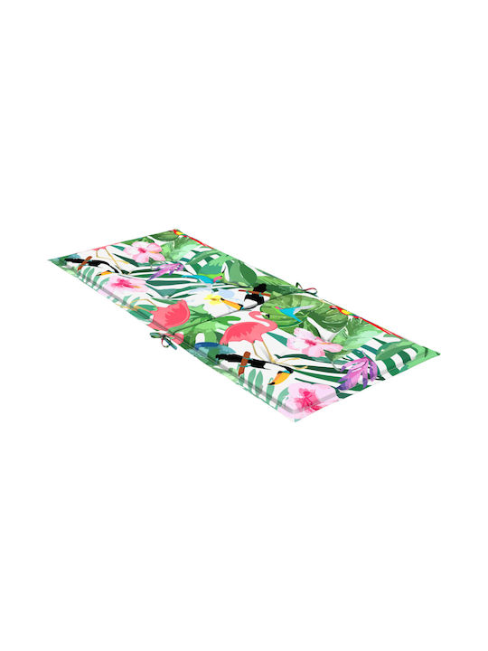vidaXL Perna Scaunului De Grădină Cu Spătar Multicolor 2 Buc 120x50 Cm