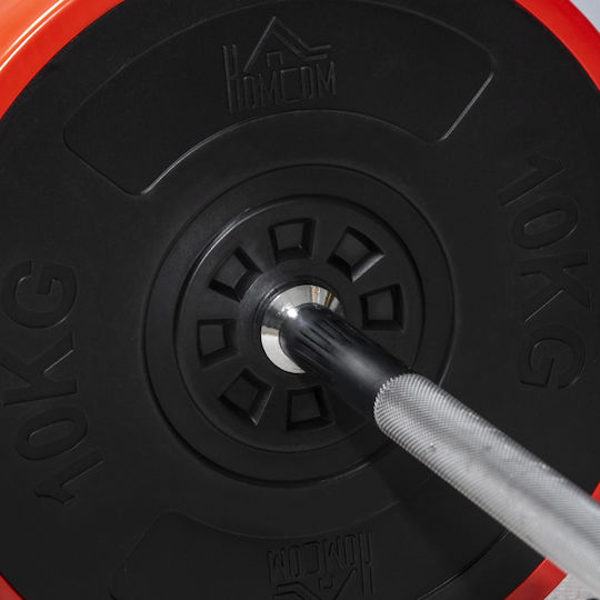 HomCom Hantelset mit Gesamtgewicht von 65kg kg
