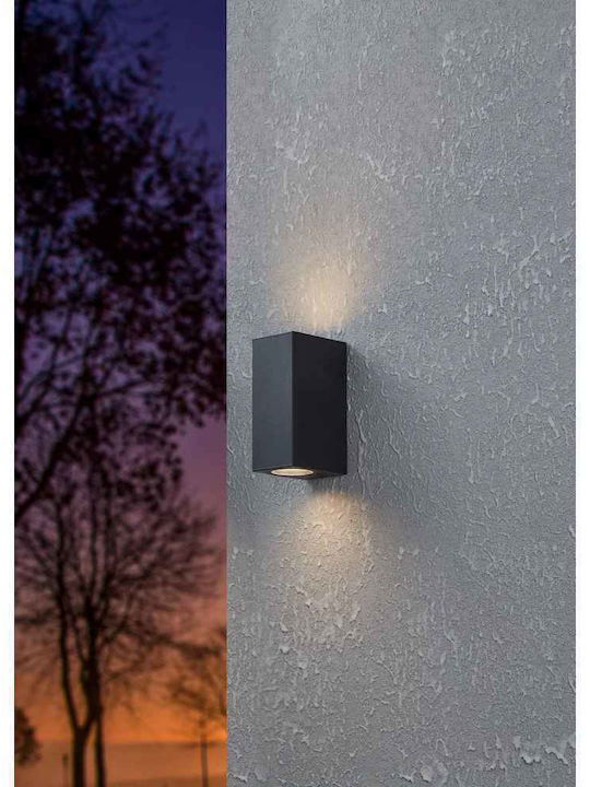 Eglo Wall-Mounted Outdoor Spot Light GU10 IP44 7x9x15.5εκ.
