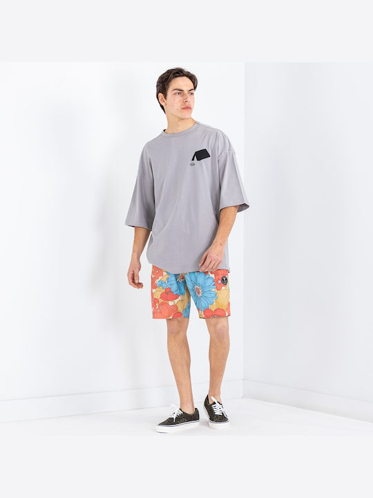 Costum De Baie Bărbați Bermude Multicolor Floral
