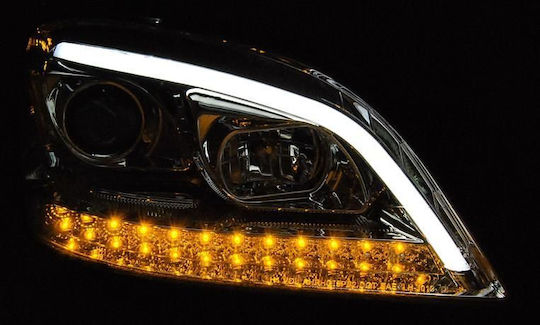 Μπροστινά Φανάρια Led για Mercedes-Benz ML 2τμχ