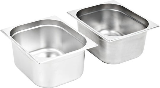 vidaXL Σκεύος Gastronorm Ανοξείδωτο GN1/1 με Βάθος 150mm
