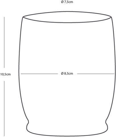 Marine Business Ecozen Σετ Ποτήρια Νερού Γυάλινα 385ml 6τμχ