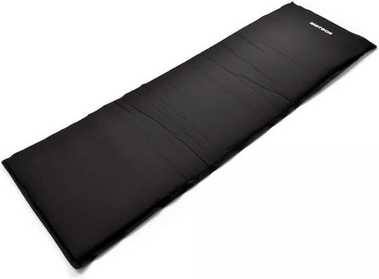 Meteor Self-Inflating Single Camping Sleeping Mat 195x60cm Thickness 2.5cm in Black color