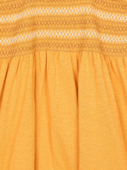 Children's Dress Sleeveless Orange