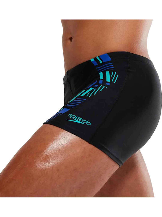 Men's Swimwear Shorts Black with Patterns