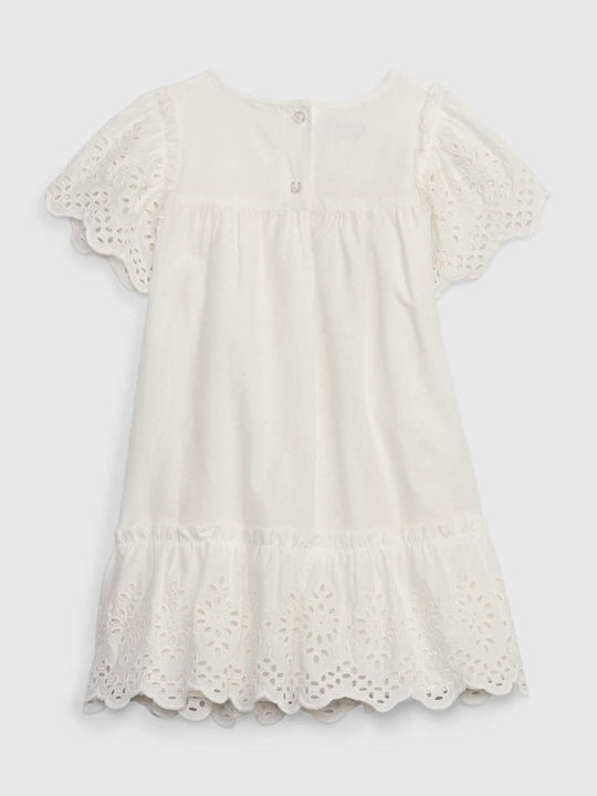 GAP Kids Dress Short Sleeve White