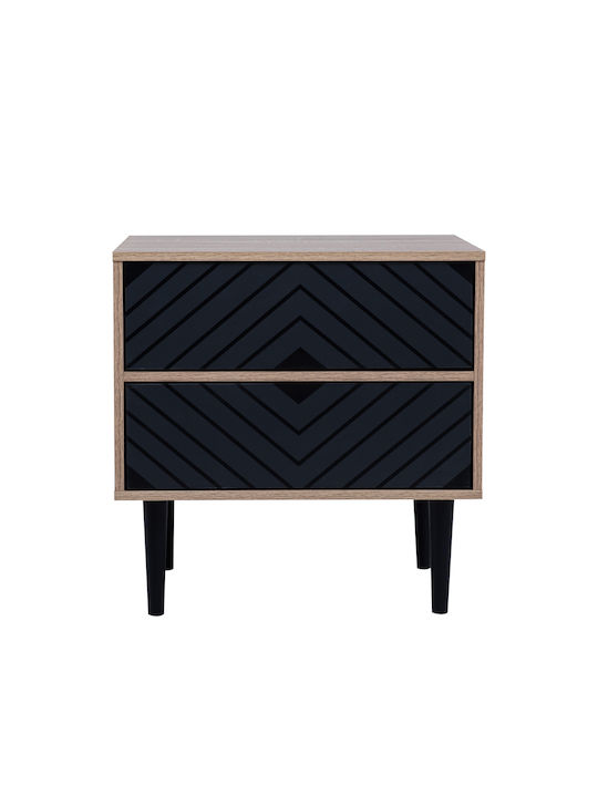 Nachttisch Arrow Beige 48x40x50cm