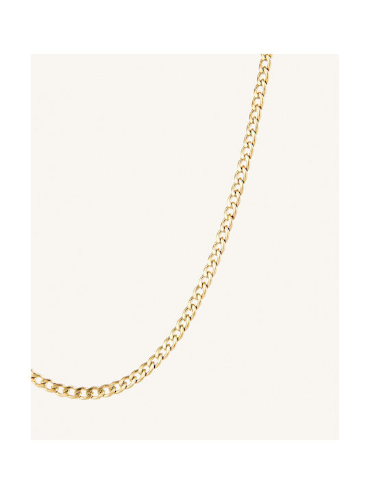 Necklace Chain Necklace Gold Basic 1.2cm Gold