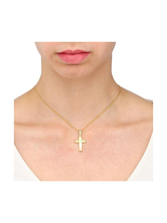 Gold Cross ST25400F 14 Carat gold cross