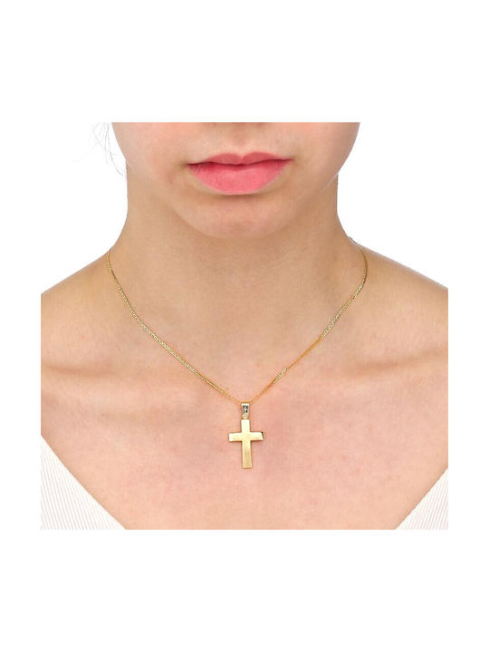 Gold cross ST25475G 9 Carat gold cross