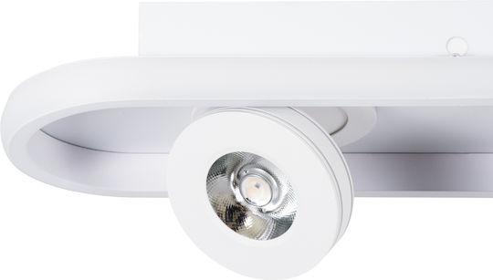 GloboStar Nespo LED Spot with 4 Lights in White Color