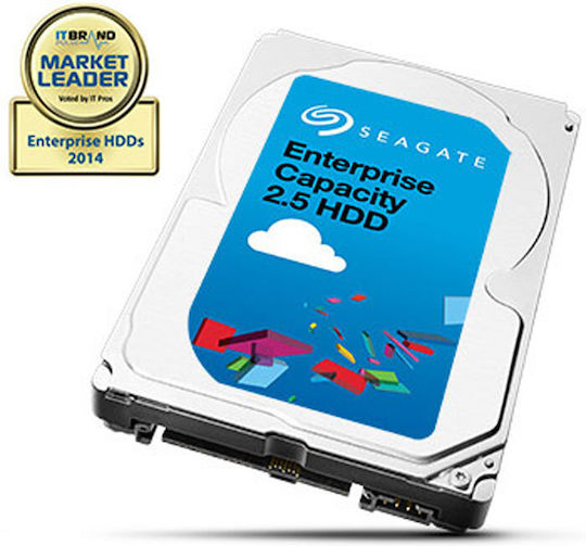 Seagate Enterprise Capacity 2TB HDD Festplatte 2.5" SAS 3.0 7200Umdrehungen pro Minute mit 128MB Cache für NAS ST2000NX0273