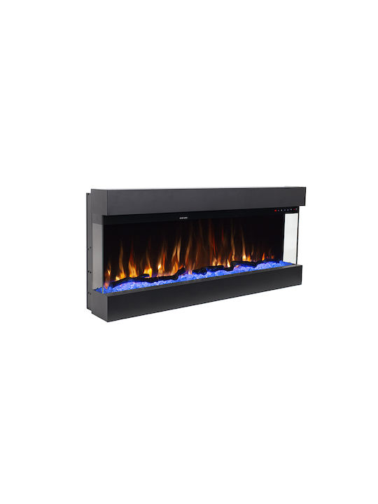 Hitense 43 Wandmontiert Elektrischer Kamin 1600W 110.2x48.4cm Schwarz