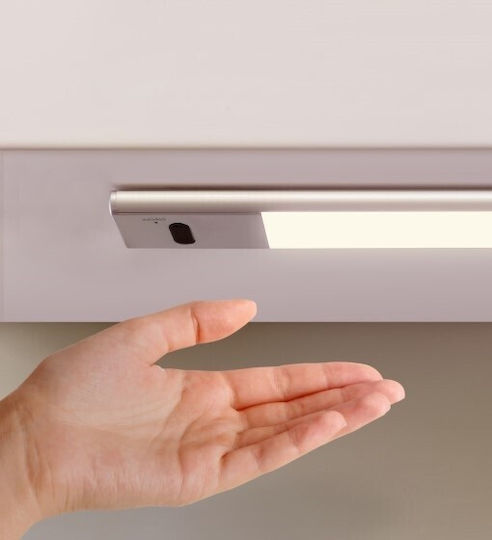 Emuca Rechargeable LED Light Linear for Cabinets with Battery Powered and Motion Sensor Kaus 1pcs