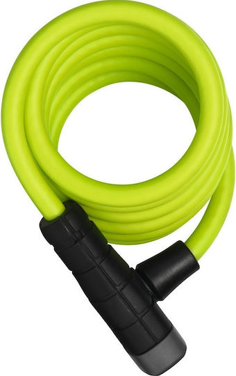 Abus Primo 5510K/180/10 SCMU Bicycle Cable Lock with Key Green