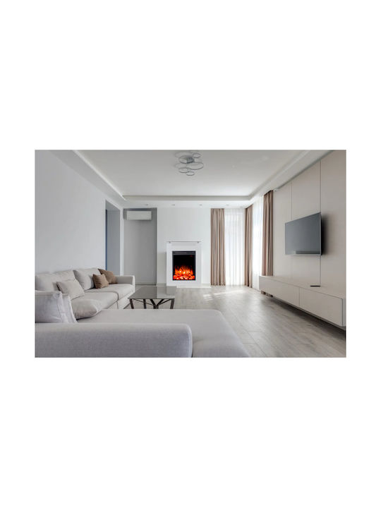 Hitense Los Angeles De podea Șemineu electric 1600W 68x87.5cm Alb