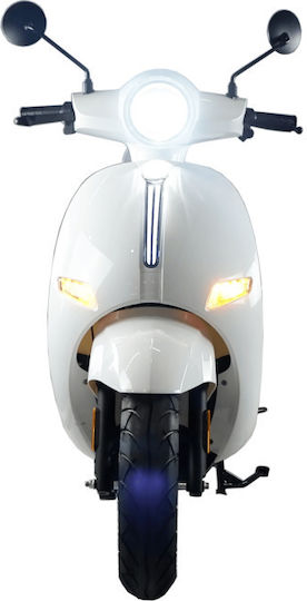 Tisto Sunshine Електрически скутер Мощност 7000W Автономия 110км Бял Цвят