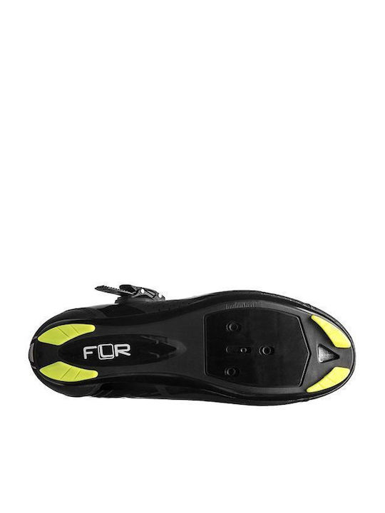 FLR F-15 III Ανδρικά Χαμηλά Παπούτσια Ποδηλασίας Δρόμου Μαύρα/Κίτρινα