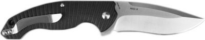 Ruike Pocket Knife Black with Blade made of Stainless Steel