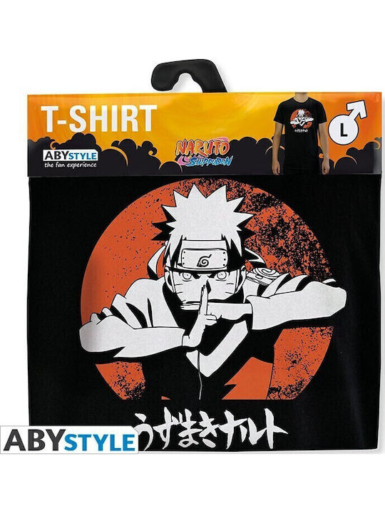 Abysse Uzumaki Damen T-shirt Naruto Schwarz Baumwolle Abysse Uzumaki Damen T-shirt Naruto Schwarz Baumwolle