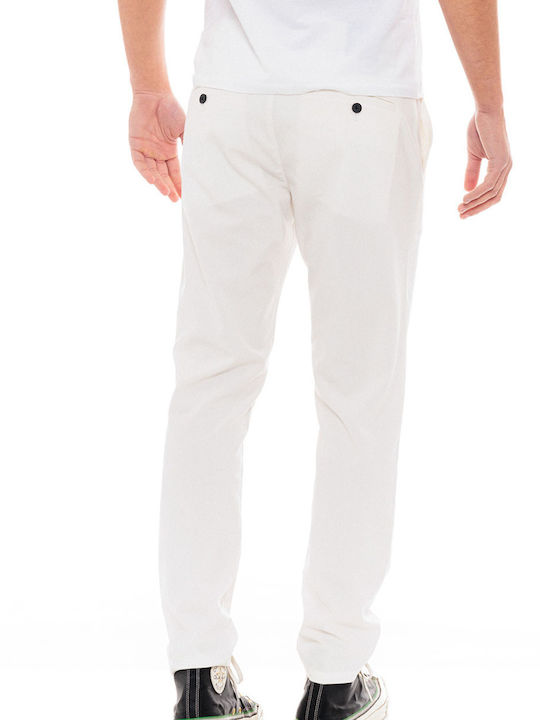 Biston Men's Trousers Chino White