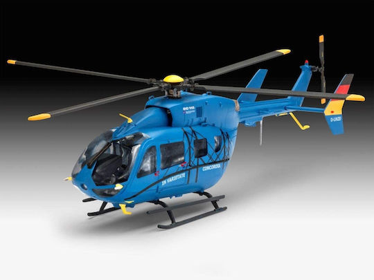 Revell Eurocopter EC 145 Figurină de Modelism Elicopter la Scară 1:72 cu Lipici și Culori