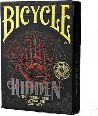 Bicycle Hidden Plasticized Collectable Card Deck Black