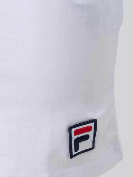 Sommer Mini Sportkleid Ärmellos Weiß