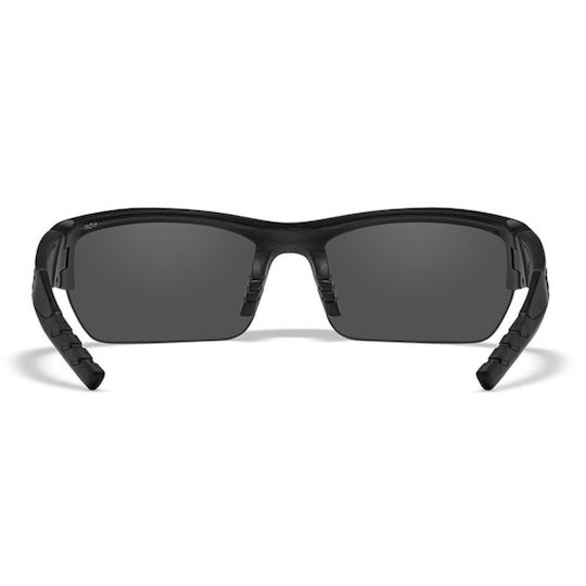 Wiley X Shooting Glasses WX Valor Set of 3 Lenses with Anti-Scratch Coating, Anti-Glare & UV Protection Black