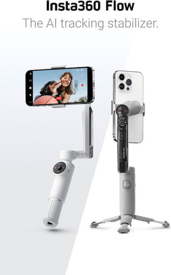Insta360 Flow Creator Kit Phone Gimbal with 3 Axis Stabilization and 12 Operating Hours White
