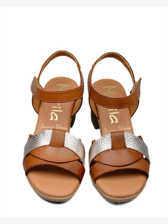 Women's sandals MARILA 1-748-23216-29 TABAC CAFE