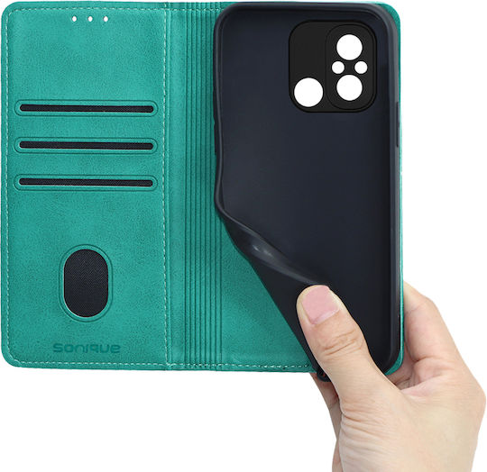 Sonique Vintage Magnet Buchen Sie Synthetisches Leder / Kunststoff / Silikon Türkis (Redmi 12C)