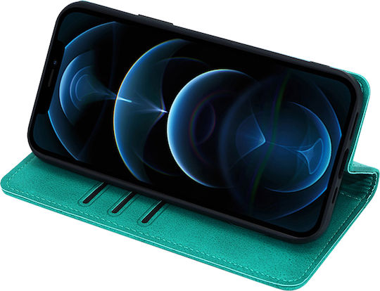 Sonique Vintage Magnet Buchen Sie Synthetisches Leder / Kunststoff / Silikon Türkis (Galaxy A02s)