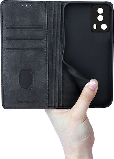 Sonique Vintage Magnet Book Δερματίνης / Πλαστικό / Σιλικόνης Μαύρο (Xiaomi 13 Lite)