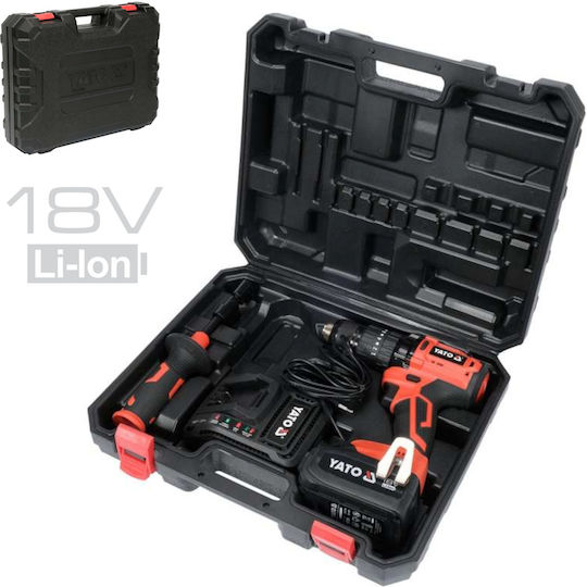 Yato YT-82790 Percussive Brushless Battery Drill Driver 18V 1x3Ah