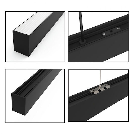 Inlight Commercial Linear LED Ceiling Light 40W IP20
