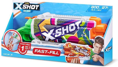 Zuru X-Shot Water - Shotgun Fast-Fill Skins Water Gun (Various Designs/Assortment of Designs) 1pc