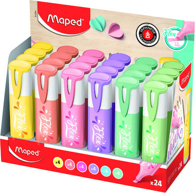 Maped Flex Highlighter Coral