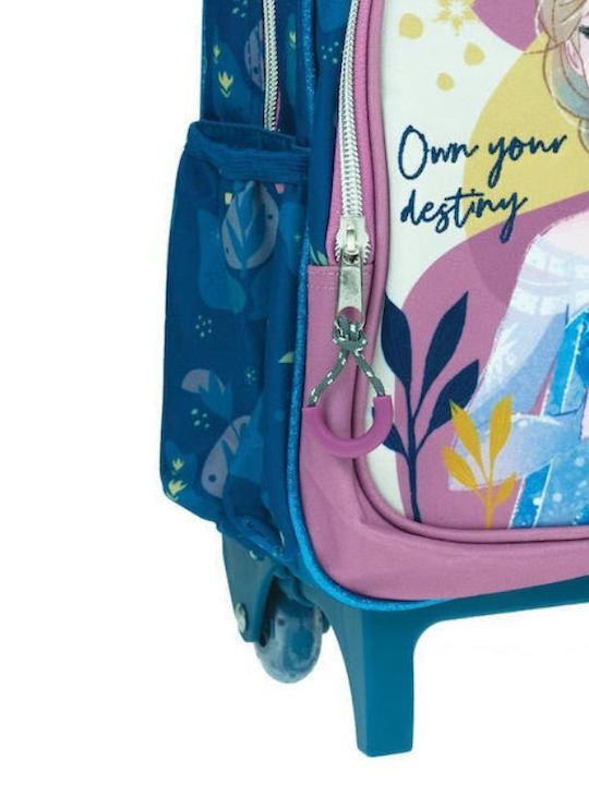 Gim Frozen Fall School Bag Trolley Kindergarten Multicolored 12lt