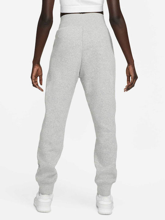 Sportswear Talie înaltă Pantaloni de Trening cu elastic Gri