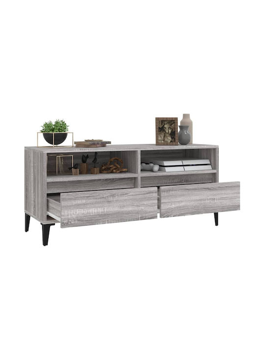 TV Stand Gray Sonoma M100xD34.5xH44.5cm