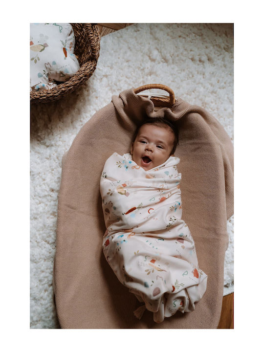 La Millou Swaddle Fruits Прегръщаща Пелена Бежов 100x120см.