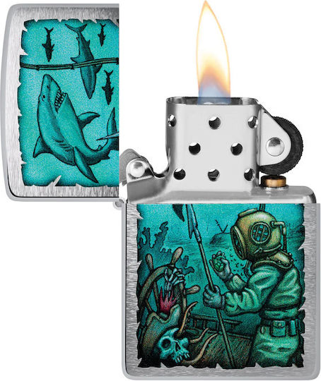 Zippo Ангажимент Пламък Ветроустойчив Underwater Design