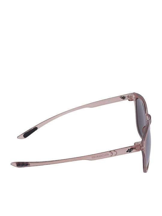 4F Unisex Sonnenbrille mit Rosa Kunststoff Gestell und Gray Linse 4FSS23ASUNU022-56S