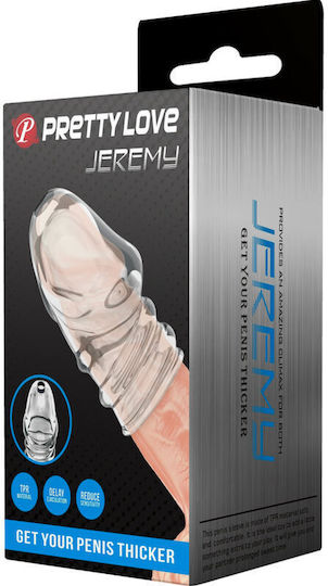 Pretty Love Jeremy Penis Extension Penis Thicker Transparent 7cm