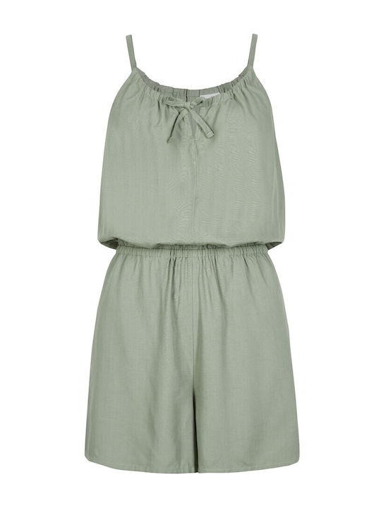 Damen Einteiler Shorts Grün