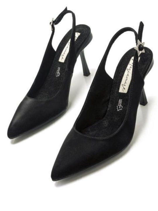 Pantofi cu toc cu Toc Stiletto & Curea Negre