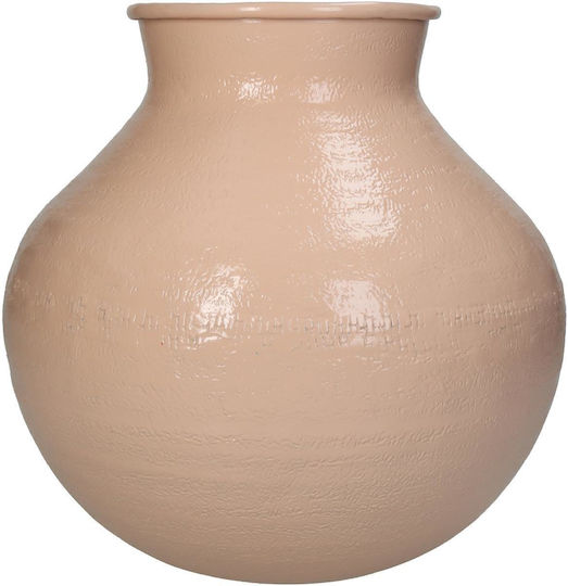 ArteLibre Βάζο Αλουμινίου Πορτοκαλί Φ23xΥ23cm
