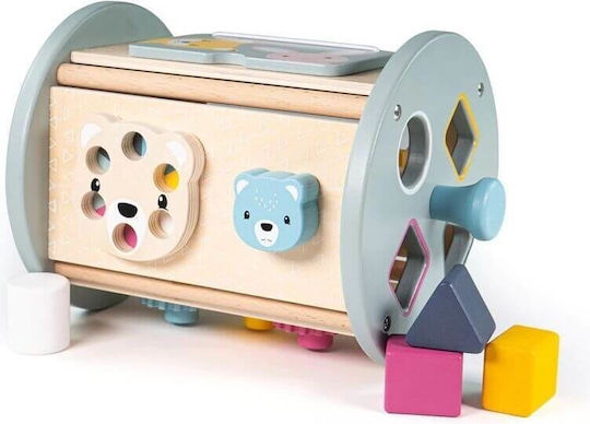 Big Jigs Roll & Crawling Toys Activity Roller made of Wood with Music for 12++ Months
